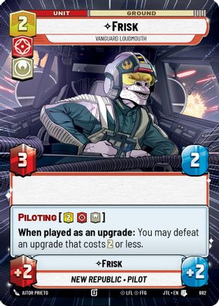 Frisk - Vanguard Loudmouth (Hyperspace Foil) [JTL - 882]