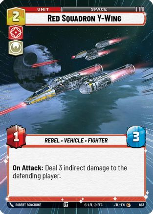 Red Squadron Y-Wing (Hyperspace Foil) [JTL - 883]