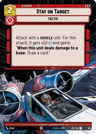 Stay on Target (Hyperspace Foil) [JTL - 911]