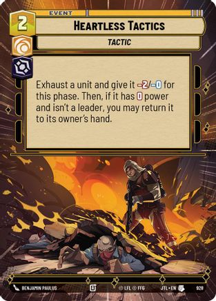 Heartless Tactics (Hyperspace Foil) [JTL - 928]
