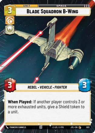 Blade Squadron B-Wing (Hyperspace Foil) [JTL - 933]