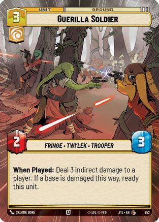 Guerilla Soldier (Hyperspace Foil) [JTL - 952]