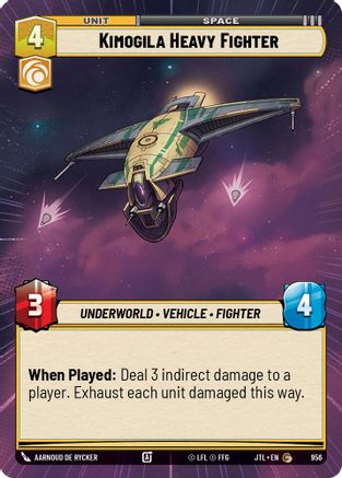 Kimogila Heavy Fighter (Hyperspace Foil) [JTL - 956]