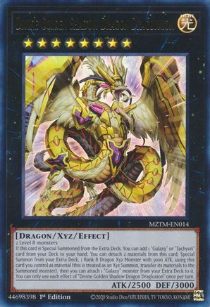 Divine Golden Shadow Dragon Dragluxion [MZTM - MZTM-EN014]