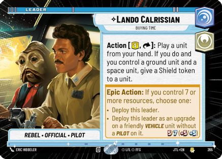 Lando Calrissian - Buying Time (Hyperspace) [JTL - 265]