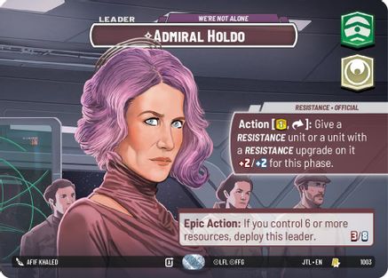 Admiral Holdo - We're Not Alone (Showcase) [JTL - 1003]