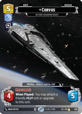 Corvus - Inferno Squadron Raider (Prestige) [JTL - 1016]