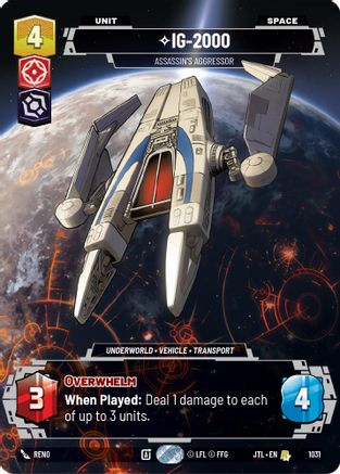 IG-2000 - Assassin's Aggressor (Prestige) [JTL - 1031]