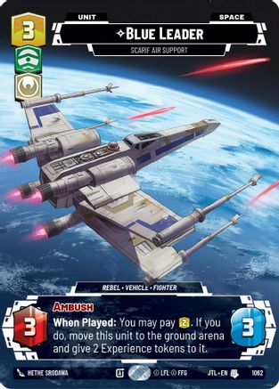 Blue Leader - Scarif Air Support (Prestige Foil) [JTL - 1062]