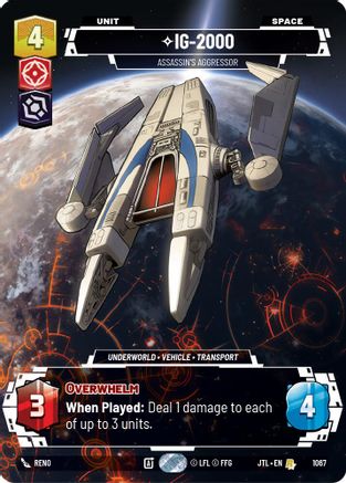 IG-2000 - Assassin's Aggressor (Prestige Foil) [JTL - 1067]