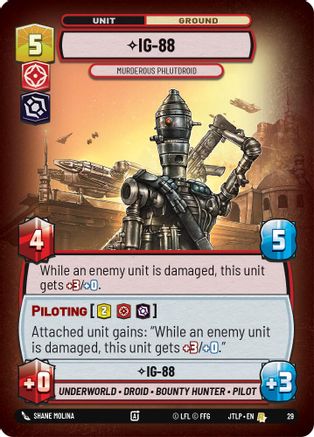 IG-88 - Murderous Phlutdroid (Foil) [JTL-WPP - 29]