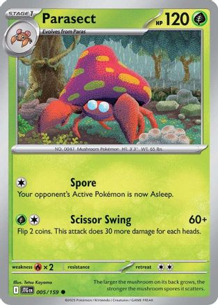 Parasect 005/159  SV09 Journey Together - Common