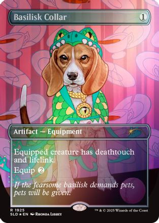 Basilisk Collar (1925) (Rainbow Foil) (SLD-1925) - Secret Lair Drop Series Foil