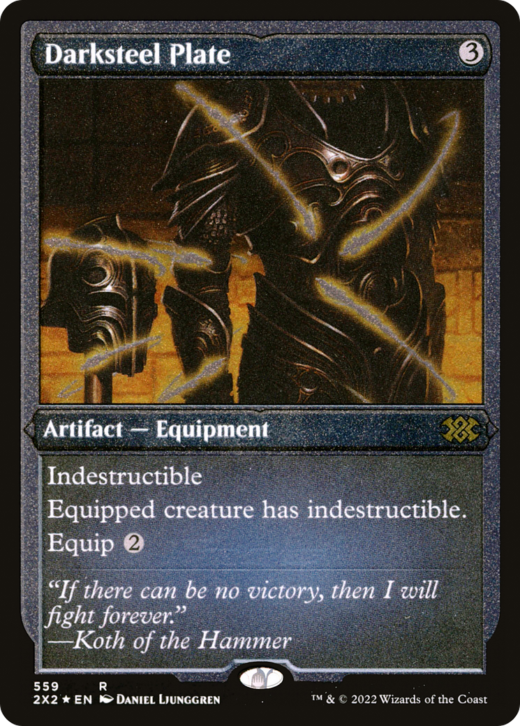 Darksteel Plate (Foil Etched) [2X2 - 559]