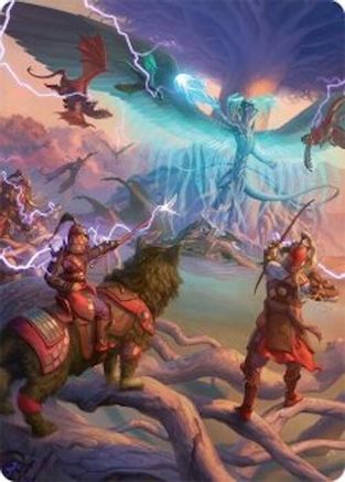All-Out Assault Art Card (50/54) (AATDM-050) - Art Series: Tarkir: Dragonstorm