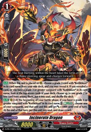Incinerate Dragon (D-PR/749EN) - D Promo Cards