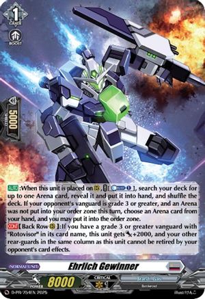 Ehrlich Gewinner (Foil) (D-PR/754EN) - D Promo Cards