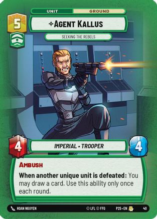 Agent Kallus - Seeking the Rebels [OPP - 40]
