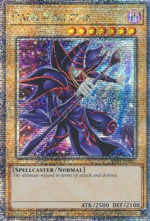 Dark Magician (New Art) (Quarter Century Secret Rare) [RA04-EN001]