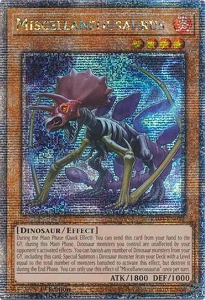 Miscellaneousaurus (Quarter Century Secret Rare) [RA04-EN022]