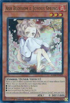 Ash Blossom & Joyous Spring (Alternate Art) (UR) [RA04-EN025]