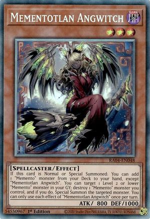 Mementotlan Angwitch (PCR) (RA04-EN048) - Quarter Century Stampede 1st Edition
