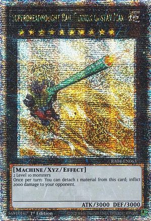 Superdreadnought Rail Cannon Gustav Max (Quarter Century Secret Rare) [RA04-EN063]