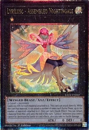 Lyrilusc - Assembled Nightingale (PUR) (RA04-EN069) - Quarter Century Stampede 1st Edition