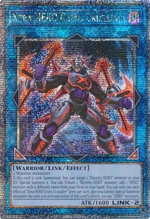 Xtra HERO Cross Crusader (Quarter Century Secret Rare) [RA04-EN076]