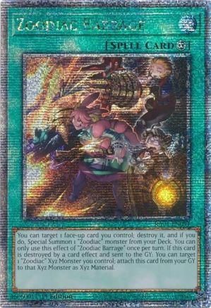 Zoodiac Barrage (Quarter Century Secret Rare) [RA04-EN091]