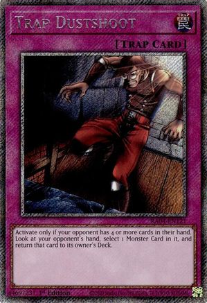 Trap Dustshoot (Platinum Secret Rare) [RA04-EN121]
