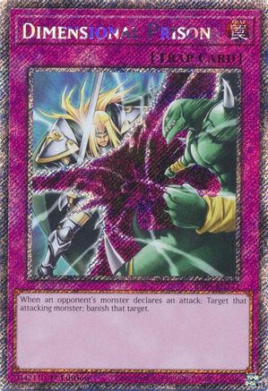 Dimensional Prison (Platinum Secret Rare) [RA04-EN132]