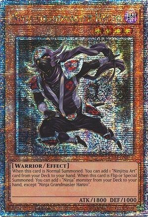Ninja Grandmaster Hanzo (Quarter Century Secret Rare) [RA04-EN173]