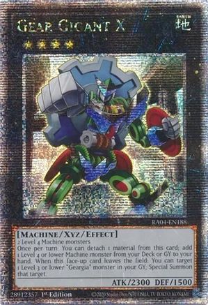 Gear Gigant X (Quarter Century Secret Rare) [RA04-EN188]