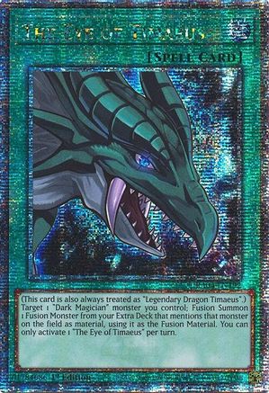 The Eye of Timaeus (Quarter Century Secret Rare) [RA04-EN192]