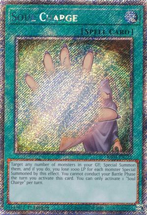 Soul Charge (Platinum Secret Rare) [RA04-EN222]