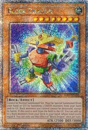 Block Dragon (Quarter Century Secret Rare) [RA04-EN268]