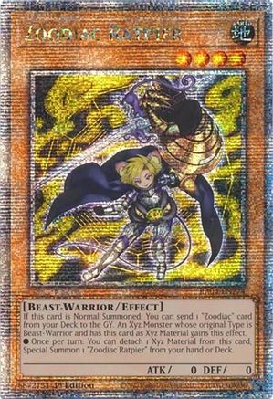 Zoodiac Ratpier (Quarter Century Secret Rare) [RA04-EN274]