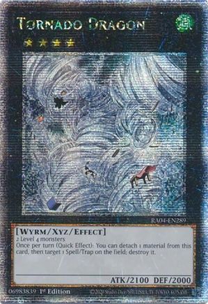 Tornado Dragon (Quarter Century Secret Rare) [RA04-EN289]