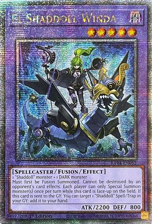 El Shaddoll Winda (Quarter Century Secret Rare) [RA04-EN052]