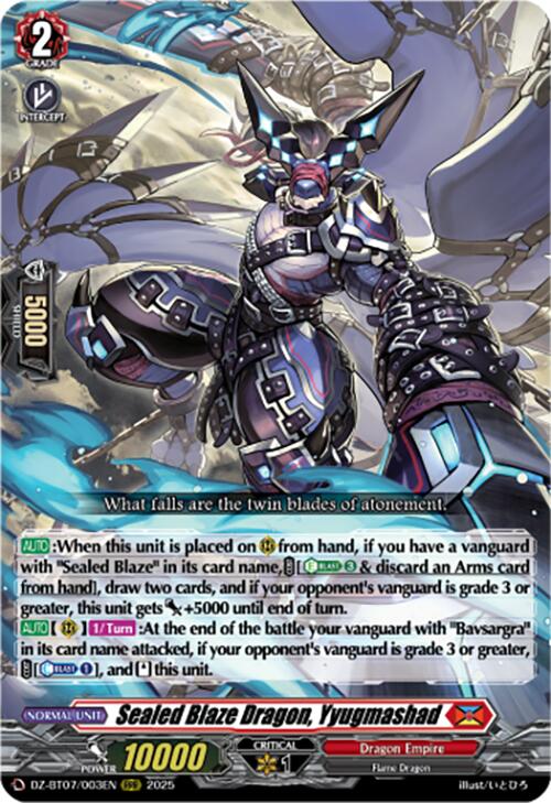 Sealed Blaze Dragon, Yyugmashad [DZ-BT07 - DZ-BT07/003EN]