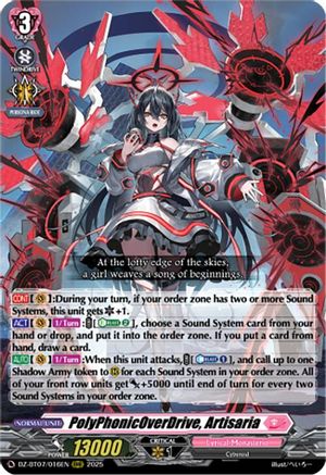 PolyPhonicOverDrive, Artisaria [DZ-BT07 - DZ-BT07/016EN]