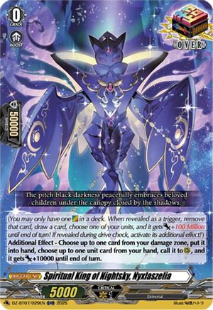 Spiritual King of Nightsky, Nyxlaszelia (DZ-BT07/029EN) - DZ-BT07: Moon Fangs & Cerulean Blaze