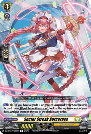 Sector Streak Sorceress [DZ-BT07 - DZ-BT07/083EN]