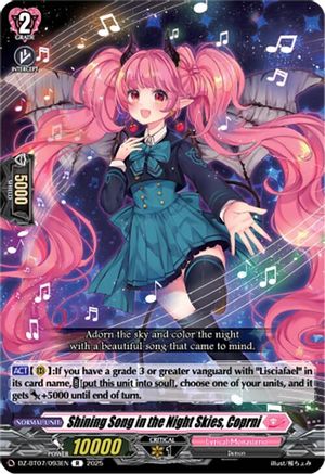 Shining Song in the Night Skies, Coprni (DZ-BT07/093EN) - DZ-BT07: Moon Fangs & Cerulean Blaze
