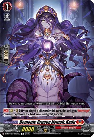 Demonic Dragon Nymph, Kada [DZ-BT07 - DZ-BT07/102EN]