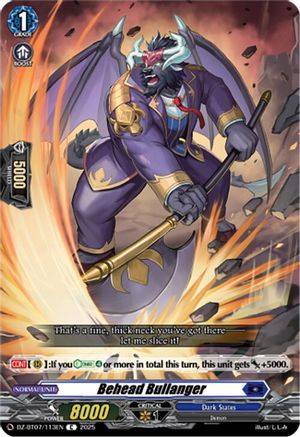 Behead Bullanger [DZ-BT07 - DZ-BT07/113EN]