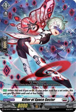 Gifter of Space Sector [DZ-BT07 - DZ-BT07/118EN]