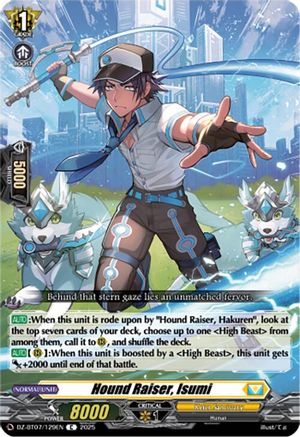 Hound Raiser, Isumi [DZ-BT07 - DZ-BT07/129EN]