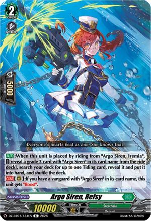 Argo Siren, Refsy (DZ-BT07/134EN) - DZ-BT07: Moon Fangs & Cerulean Blaze